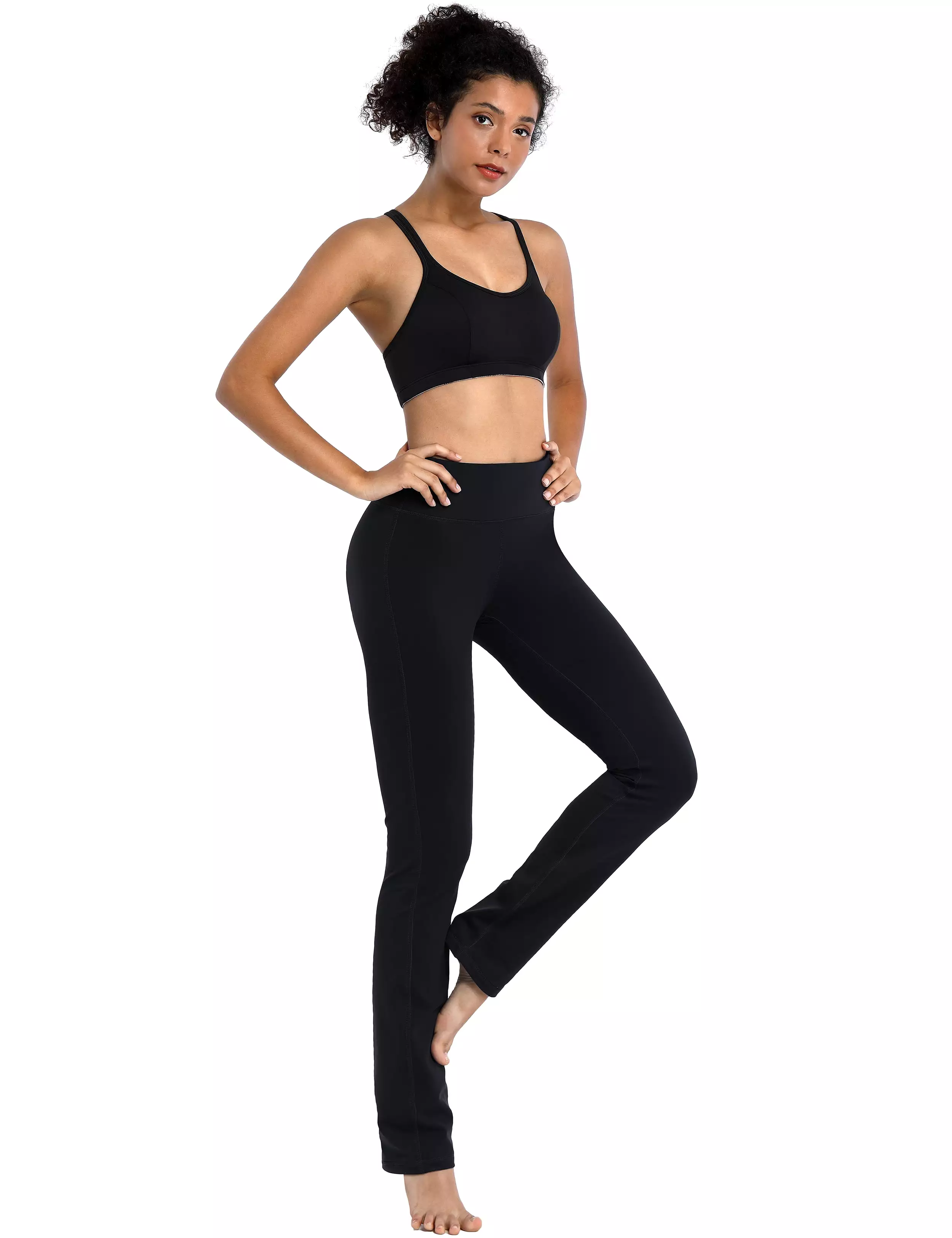 29 31 33 35 Straight Leg Leggings black ins_yogastudio