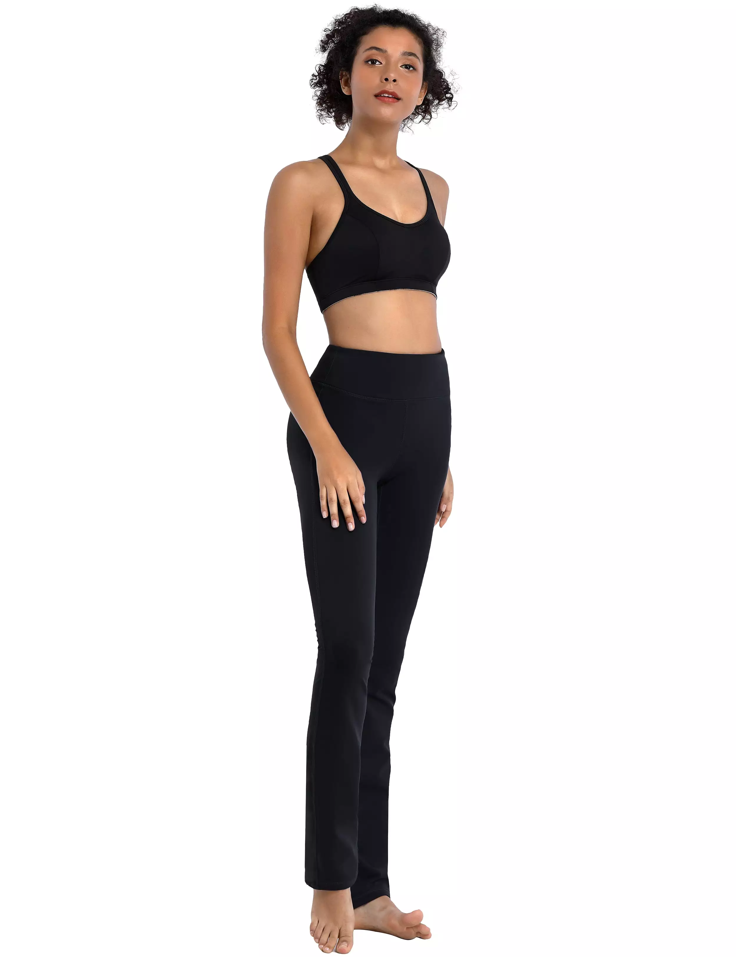 29 31 33 35 Straight Leg Leggings black ins_yogastudio