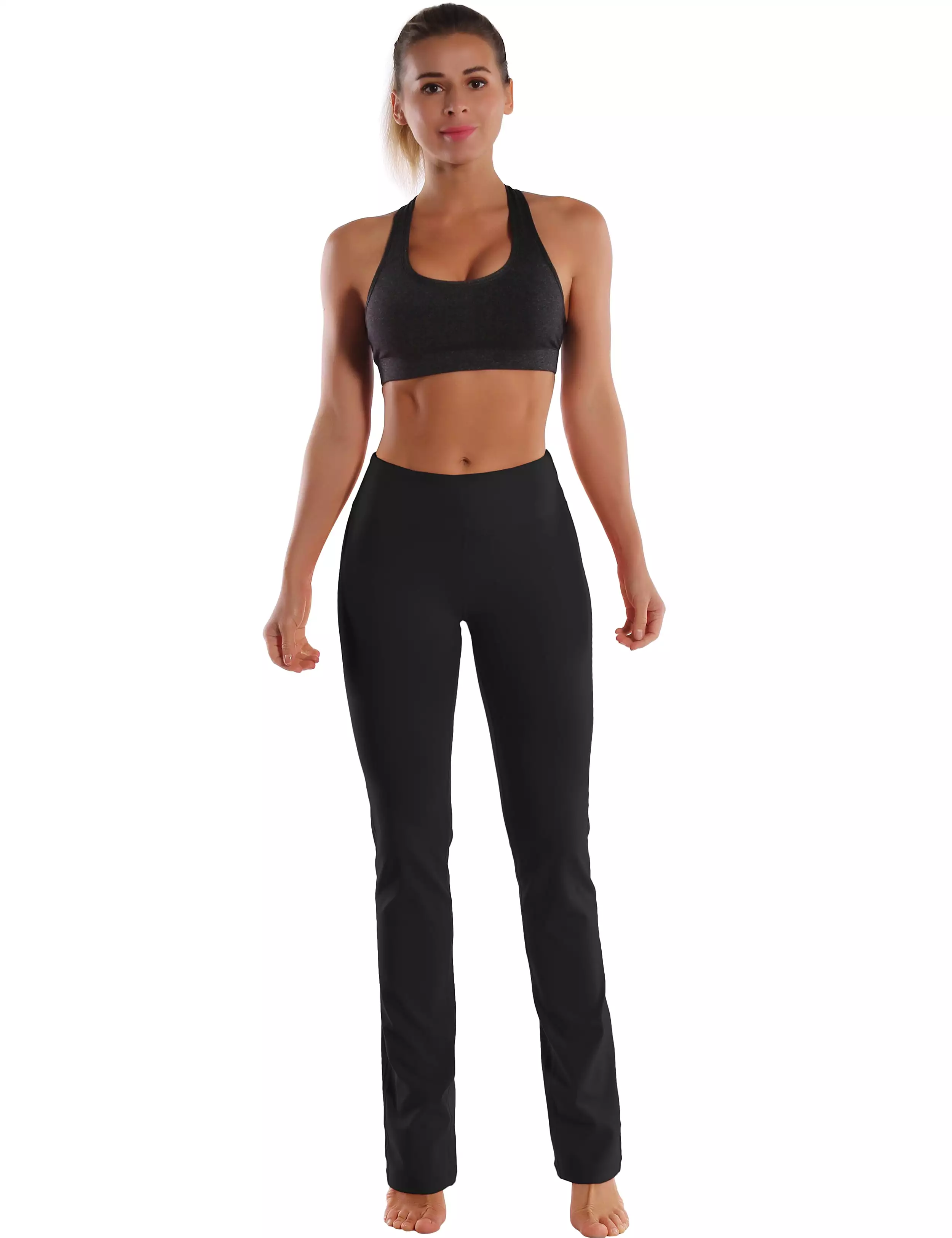 29 31 33 35 Straight Leg Leggings black ins_yogastudio