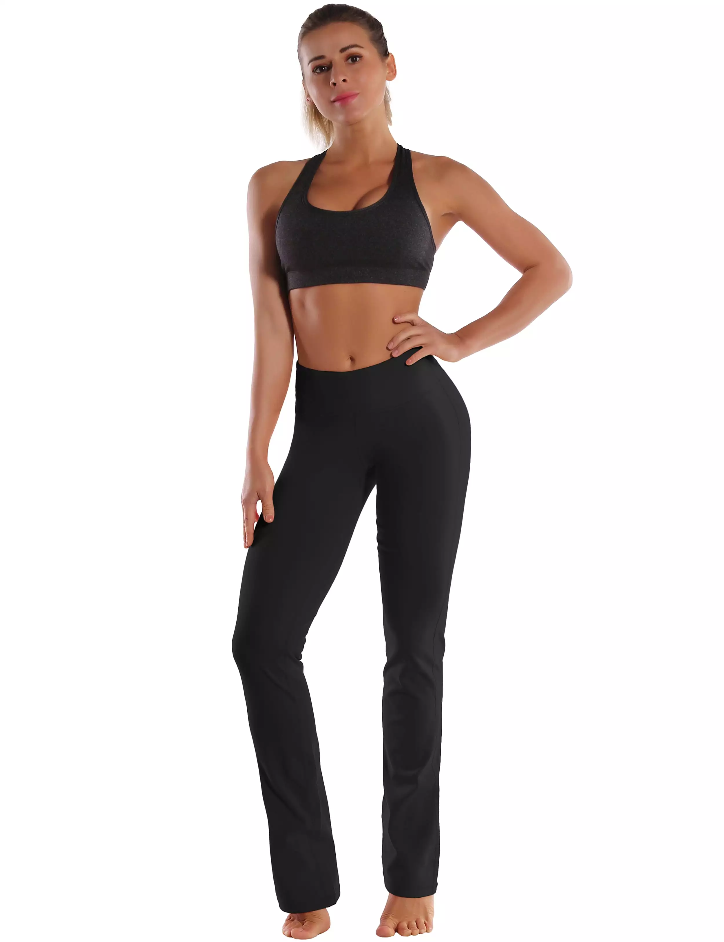 29 31 33 35 Straight Leg Leggings black ins_yogastudio