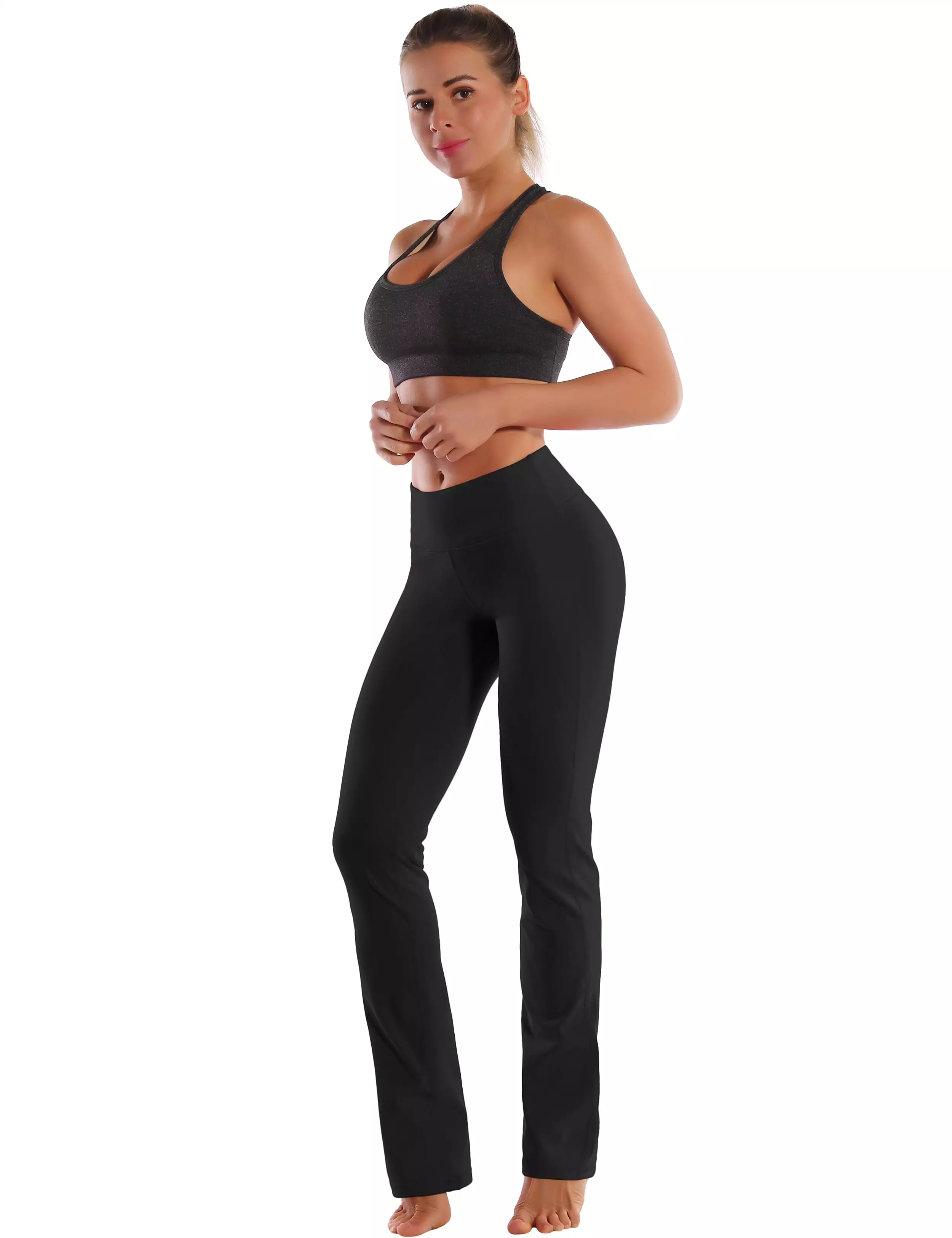 29 31 33 35 Straight Leg Leggings black ins_yogastudio