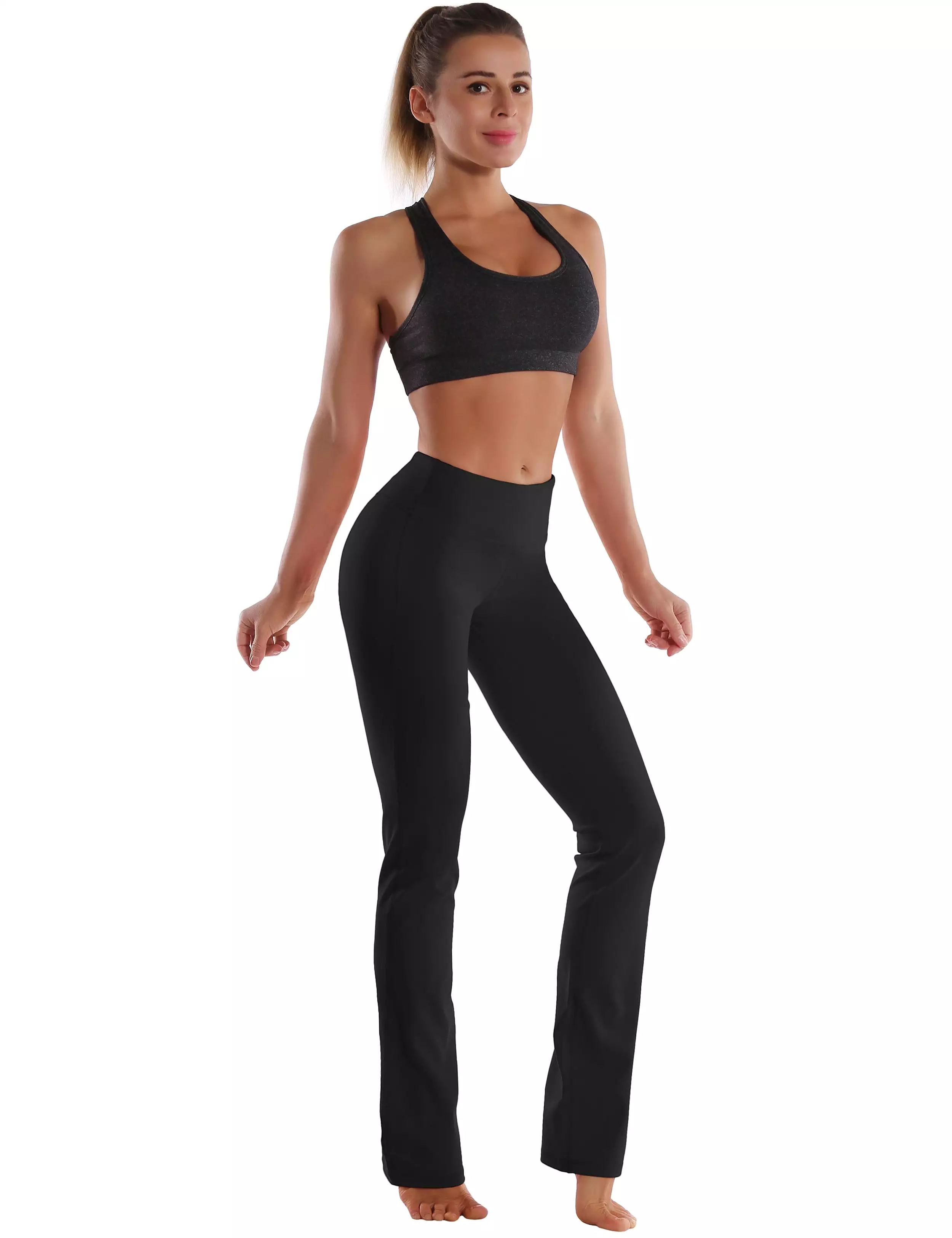 29 31 33 35 Straight Leg Leggings black ins_yogastudio