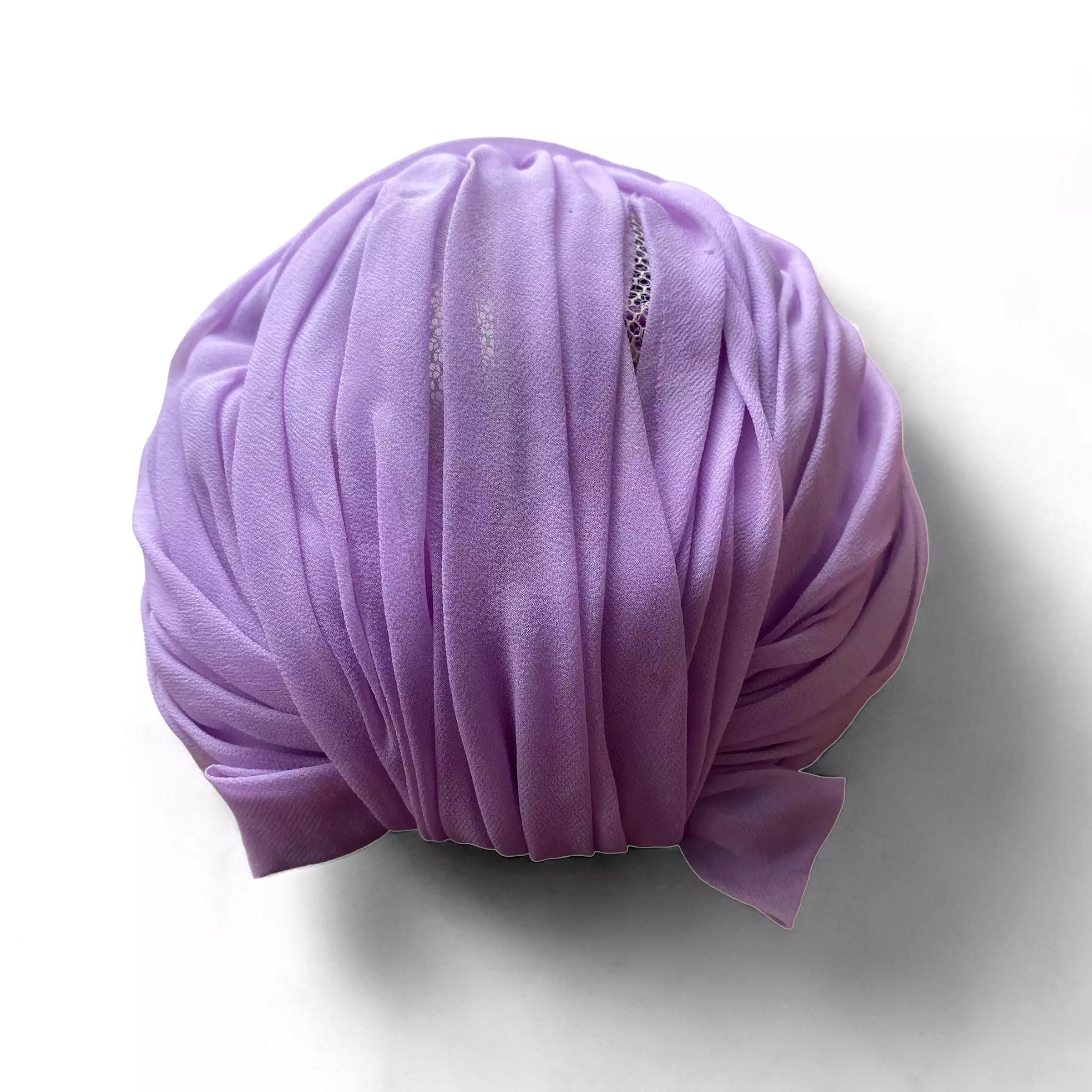 40s 50s I.Magnin Silk Lilac Turban