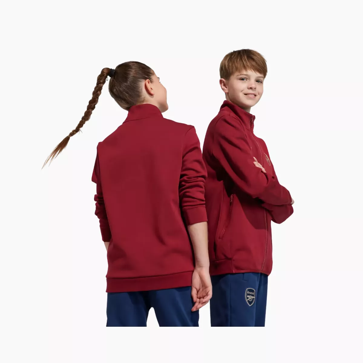 Adidas Arsenal Anthem Unisex Kids Jacket (7-16 Years) -Craft Red