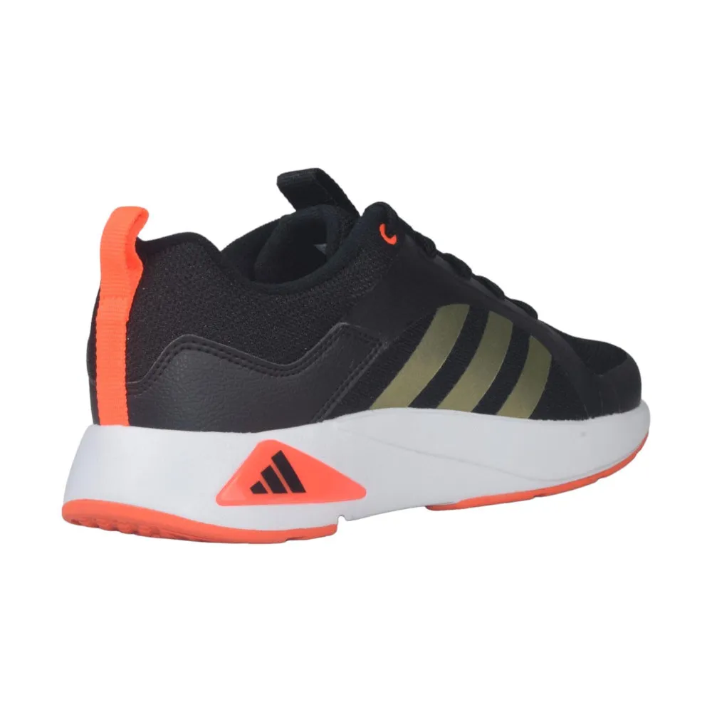 Adidas Men's Zap Run Running Shoe (Core Black/Gold Metallic/Solar Red)