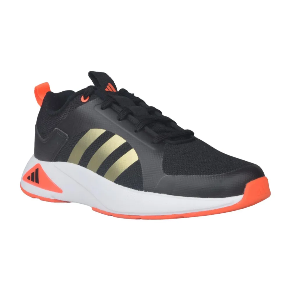 Adidas Men's Zap Run Running Shoe (Core Black/Gold Metallic/Solar Red)