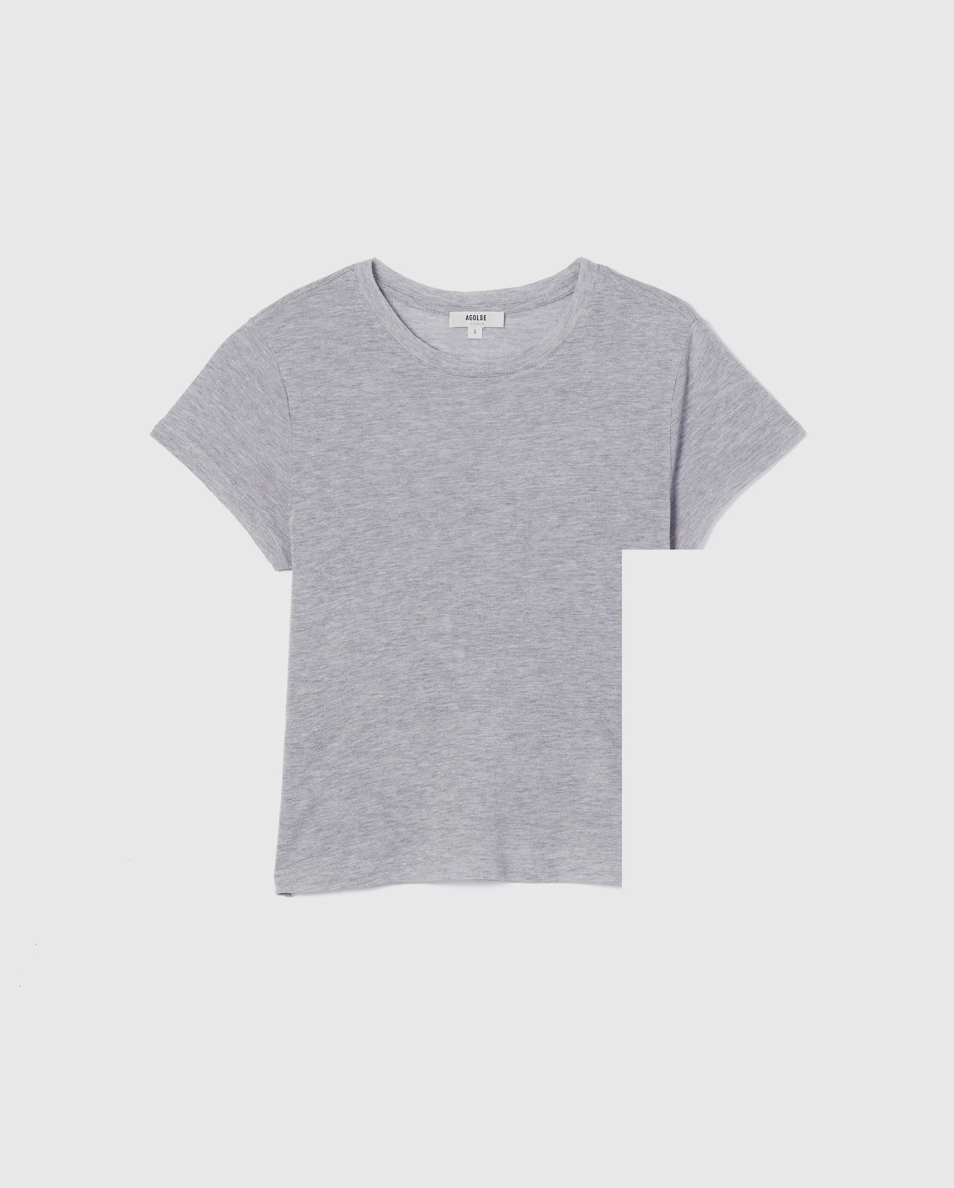 ADINE SHRUNKEN TEE / HEATHER GREY