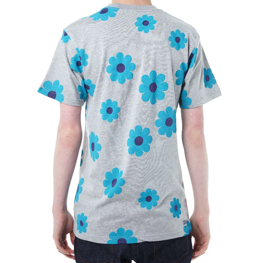 Alife Daisy Allover TeeMedium Heather Grey