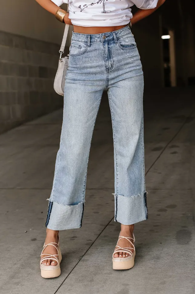 Ampersand Avenue Monterey Wide Leg Denim Jeans