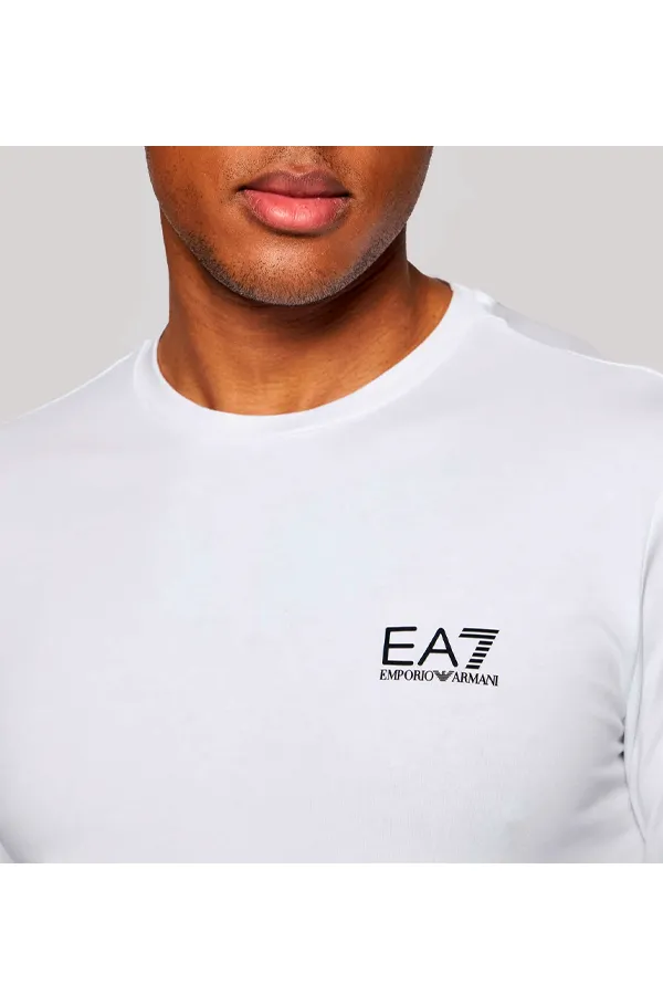 Armani EA7 Core ID L/S Tee White