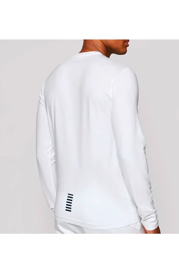 Armani EA7 Core ID L/S Tee White