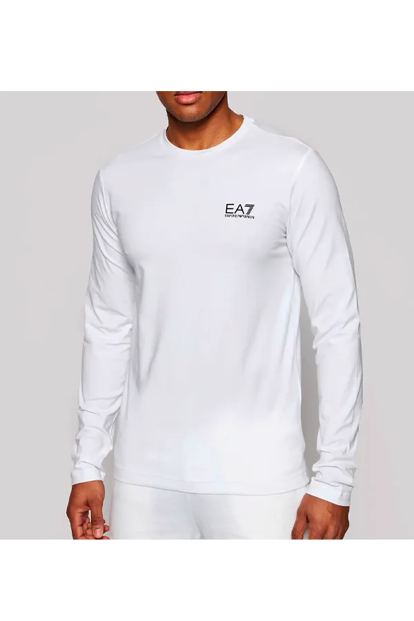 Armani EA7 Core ID L/S Tee White