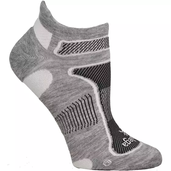 Balega Ultralight Sock - Grey Heather/White (No Show)