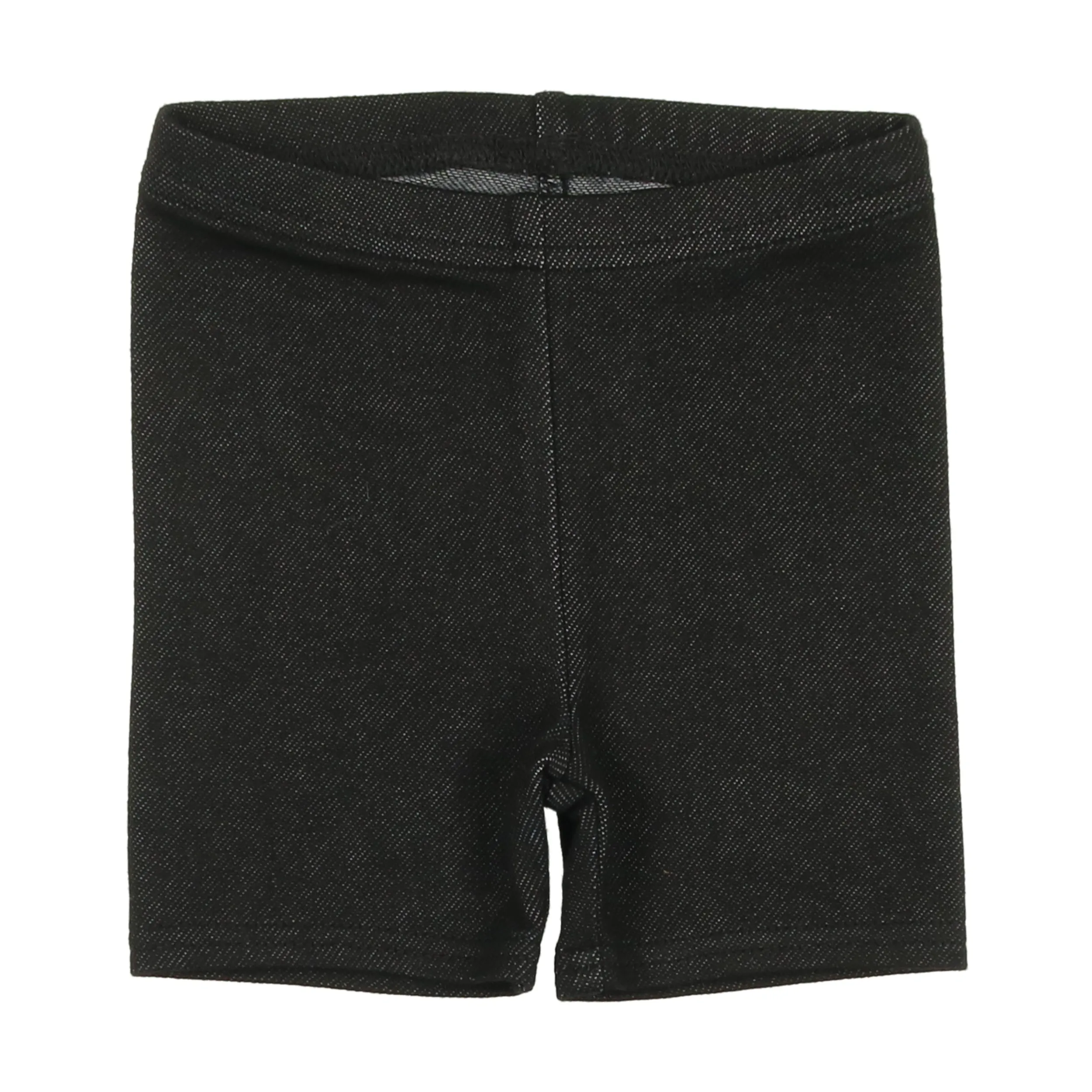 BBSL-BASIC BIKER SHORTS-Black Denim