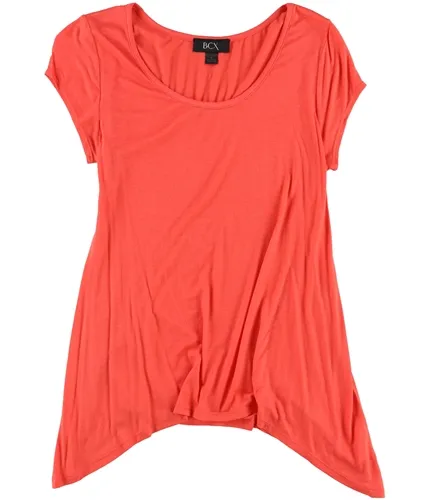 Bcx Womens Draped Basic T-Shirt