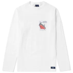 Bleu de Paname Long Sleeve Bon Voyage TeeWhite