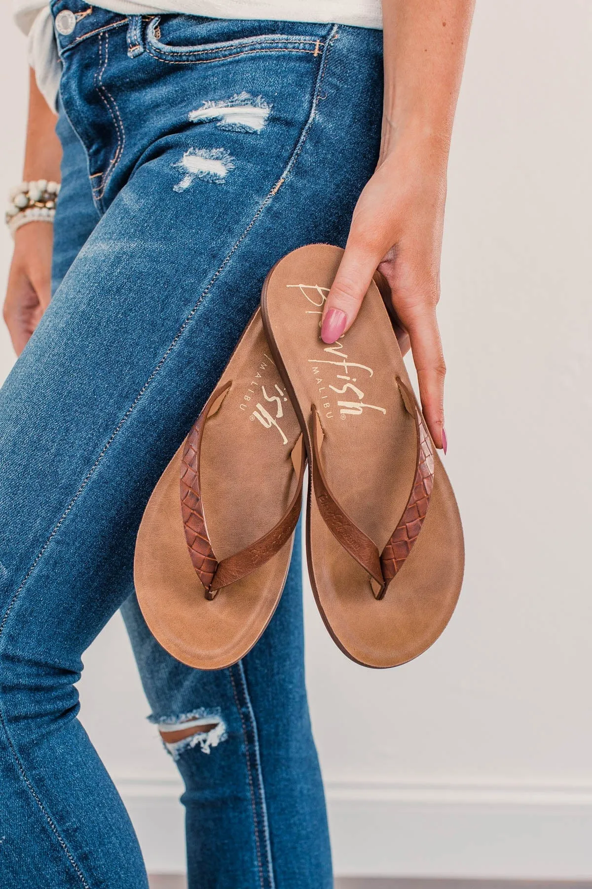 Blowfish Santorini Sandals- Whiskey Wayward