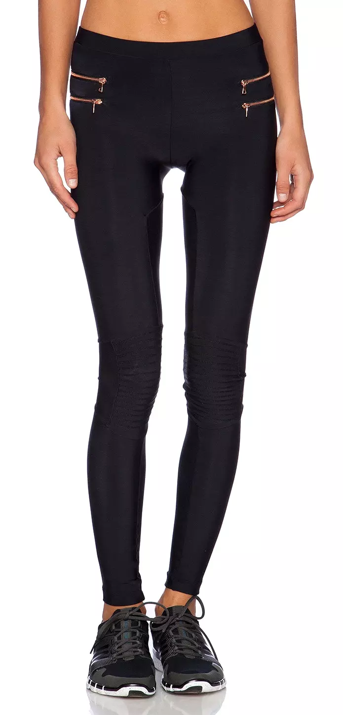 Blue Life Fit Zipper Moto Legging