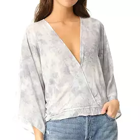 Blue Life Goddess Oasis Kimono Top