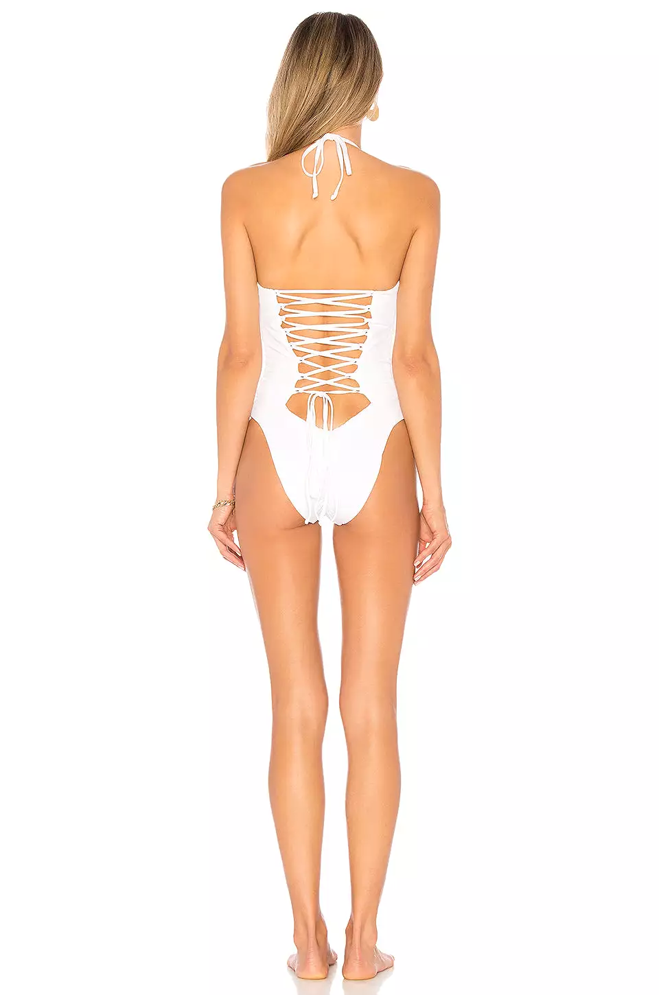 Blue Life Magnolia One Piece Swim Suit White