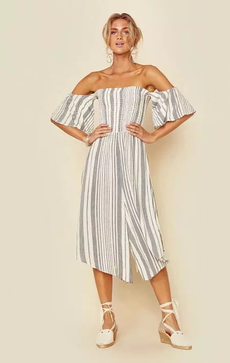 Blue Life Riviera Jumper Jumpsuit Boho Stripe