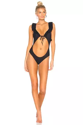 Blue Life Swim Rumba Ruffle One Piece