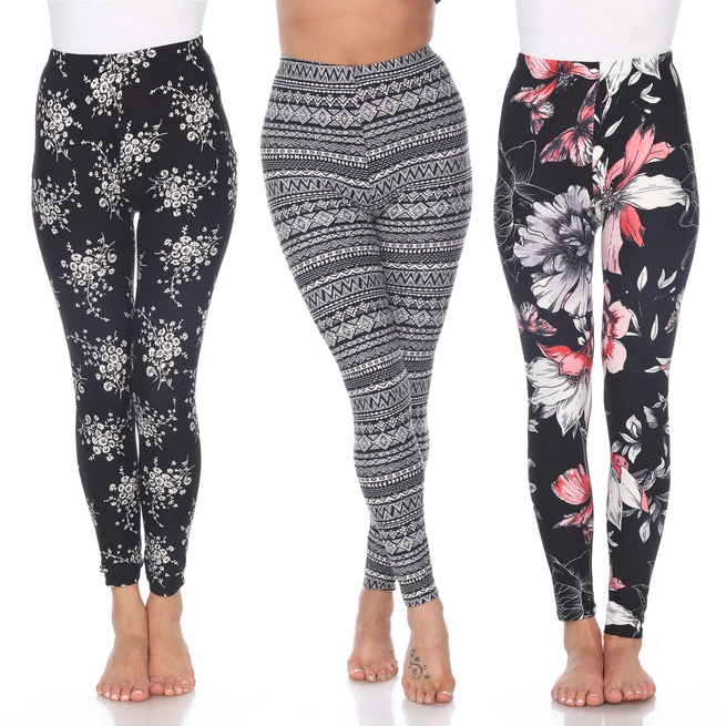 Boho Women's Floral & 3-pack Leggings