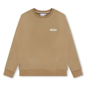 BOSS Sweater koekje J51190