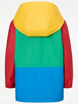 Bright Colour Block Fisherman Jacket | Kids | George at ASDA