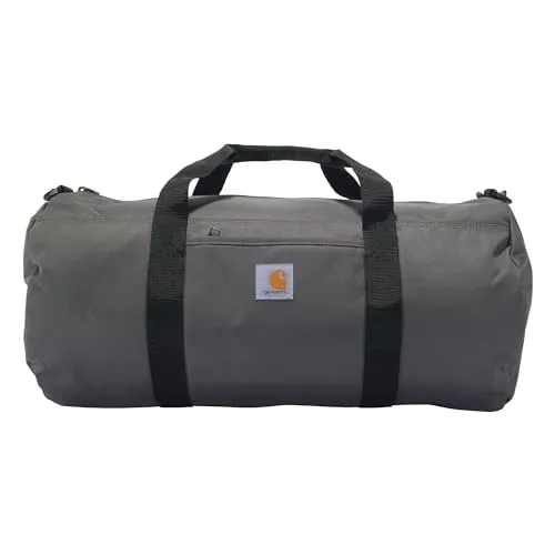 Carhartt B0000500 Unisex 40L Lightweight Duffel +Utility Stash Pouch HeavyDuty Packable Gear Bag For Jobsite Gym Travel