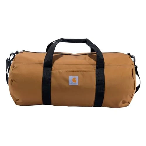 Carhartt B0000500 Unisex 40L Lightweight Duffel +Utility Stash Pouch HeavyDuty Packable Gear Bag For Jobsite Gym Travel