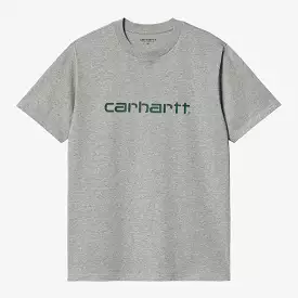 Carhartt WIP Script T-Shirt Grey Heather/Chervil