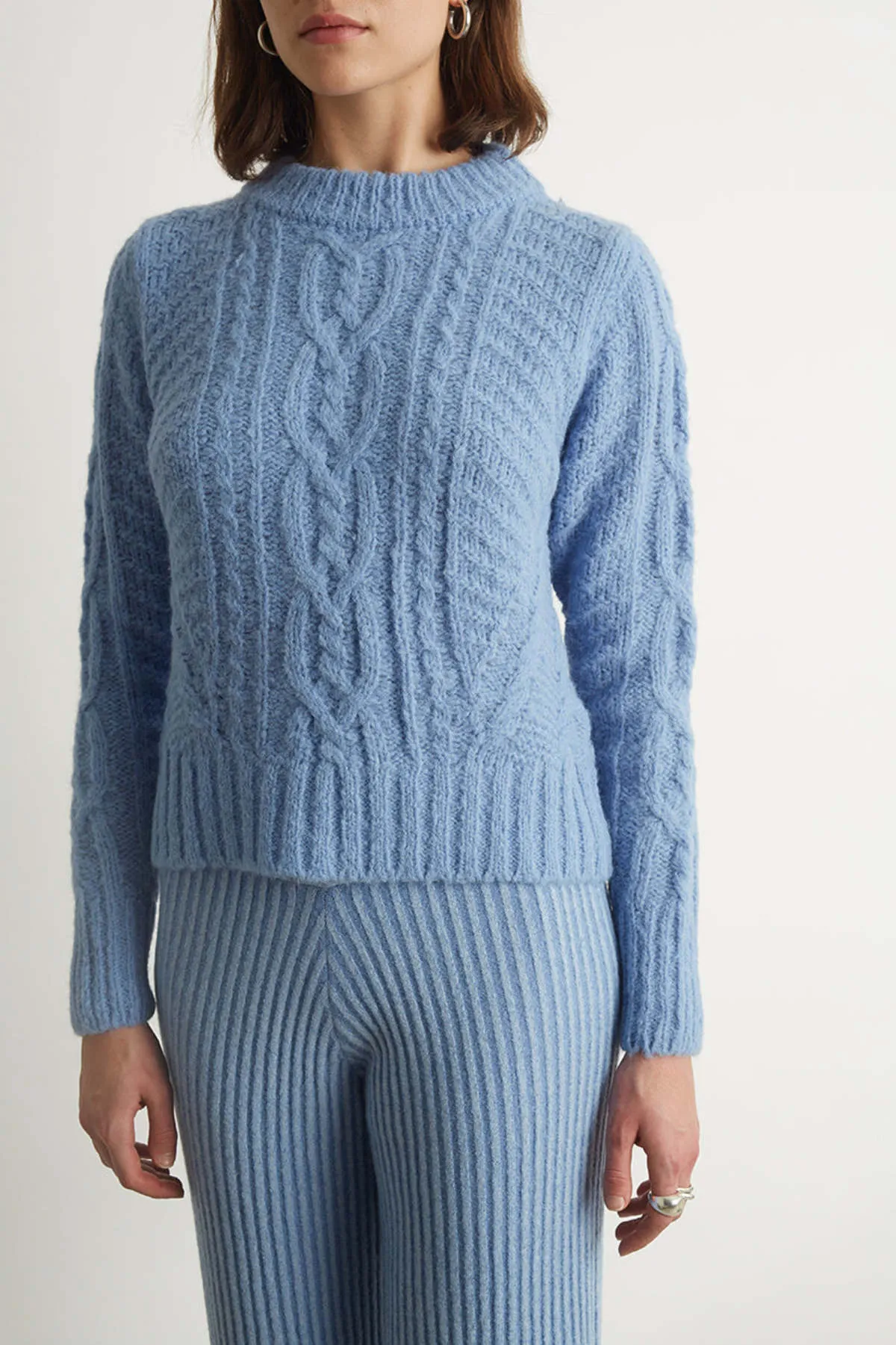 Carly Sweater - Peri Blue