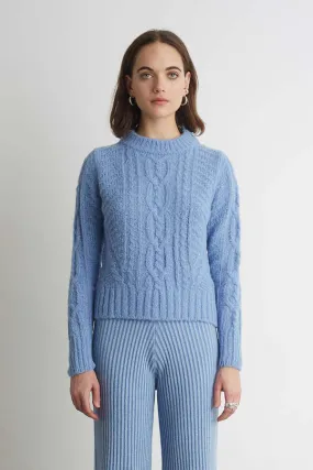 Carly Sweater - Peri Blue