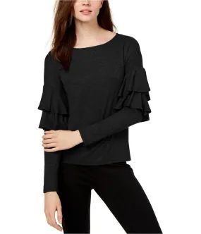 Cece Womens Ruffle Sleeve Basic T-Shirt