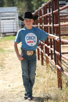 Cinch Boys Lead This Life Tee Shirt - Blue - MTT7670120