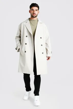 Classic Oversized Trench Coat | boohooMAN UK