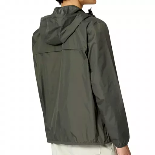 Claude Packable Unisex Rain Jacket (Green Blackish)