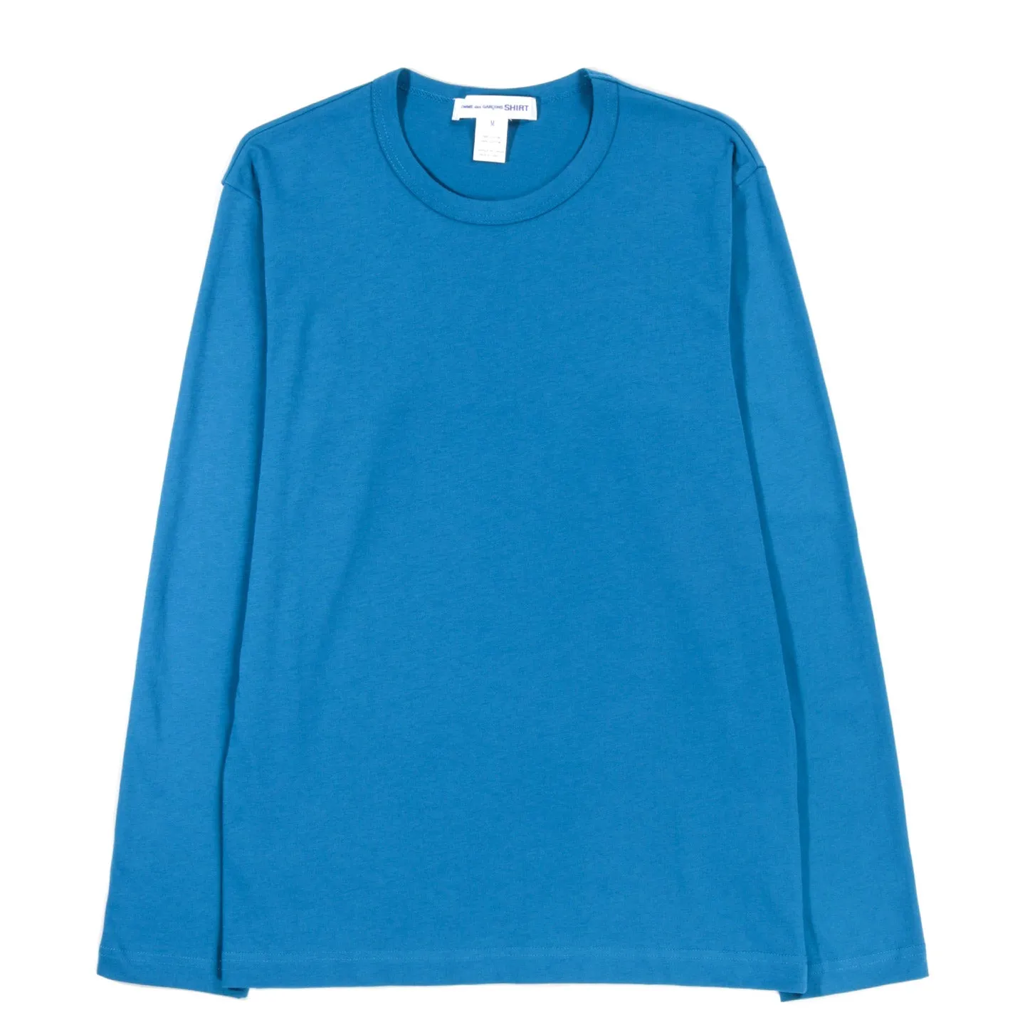 COMME DES GARCONS SHIRT T015 LONG SLEEVE T-SHIRT BLUE