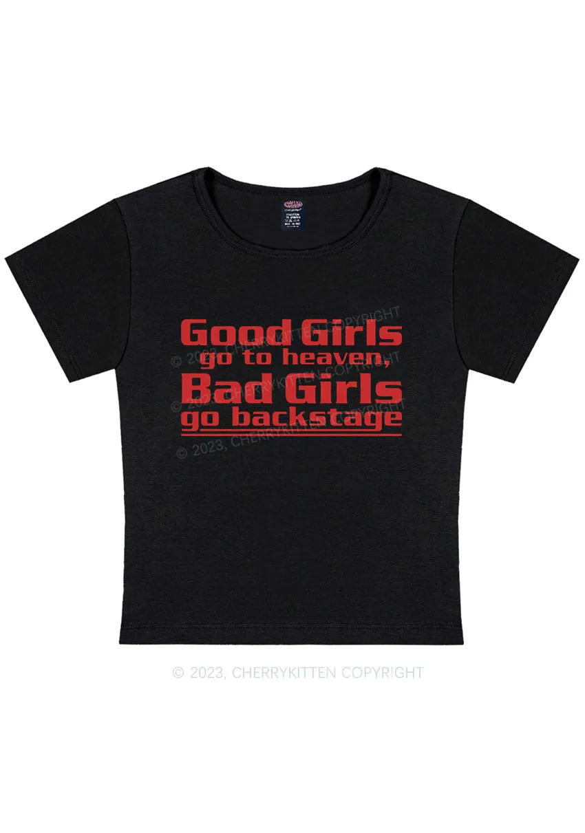 Curvy Bad Girls Go Backstage Y2K Baby Tee Cherrykitten