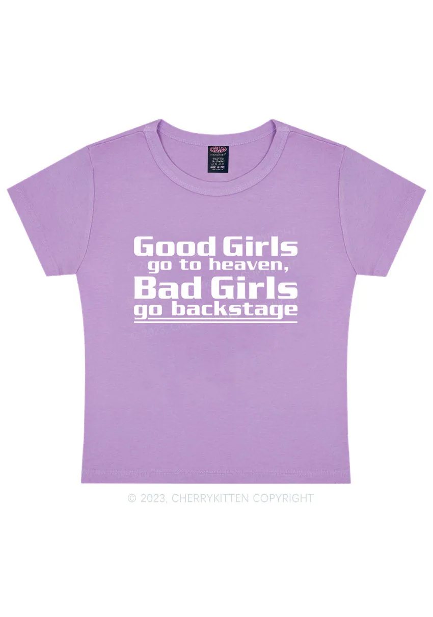 Curvy Bad Girls Go Backstage Y2K Baby Tee Cherrykitten