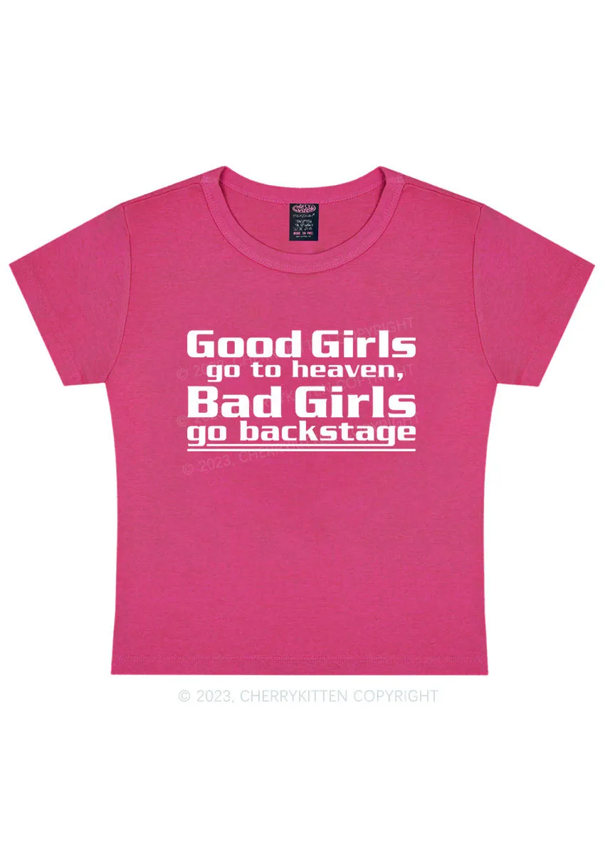 Curvy Bad Girls Go Backstage Y2K Baby Tee Cherrykitten