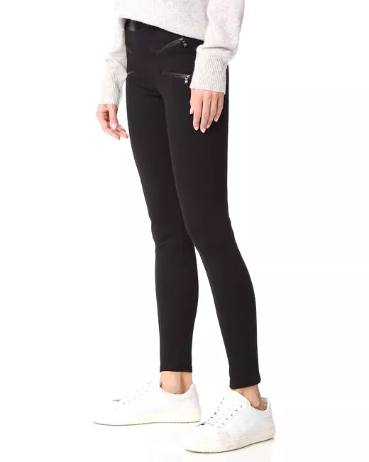 David Lerner Jess Zip Leggings Black