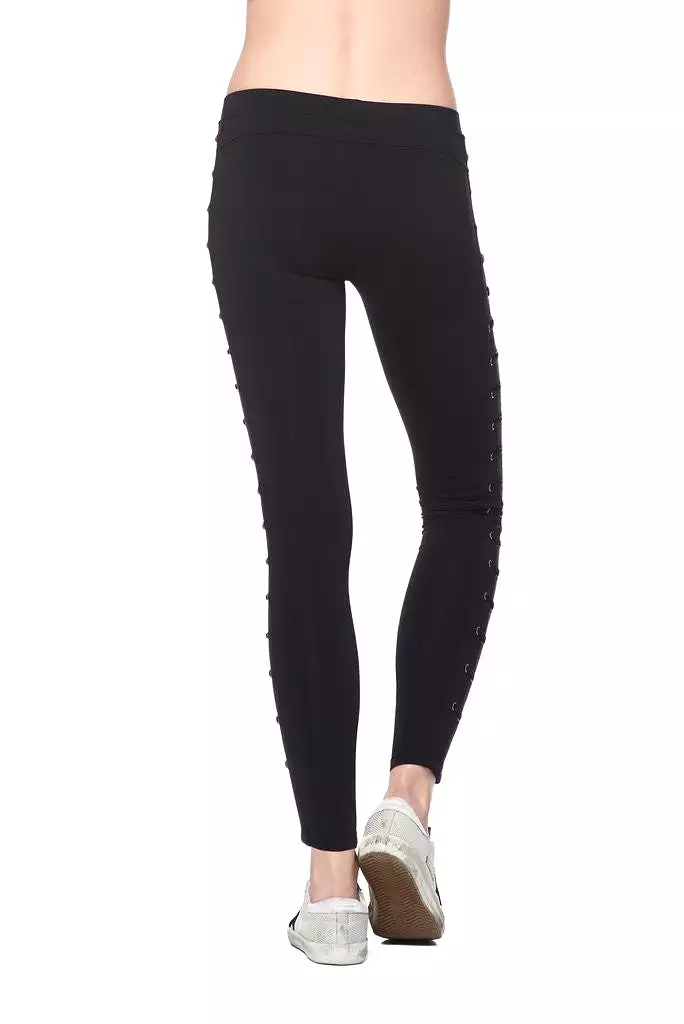 David Lerner Lattice Leggings Black