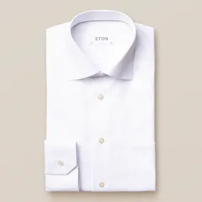 ETON Signature Classic Fit White Twill Dress Shirt