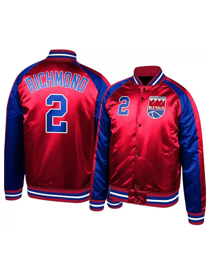 Evan Sacramento Kings Red Satin Jacket - William Jacket