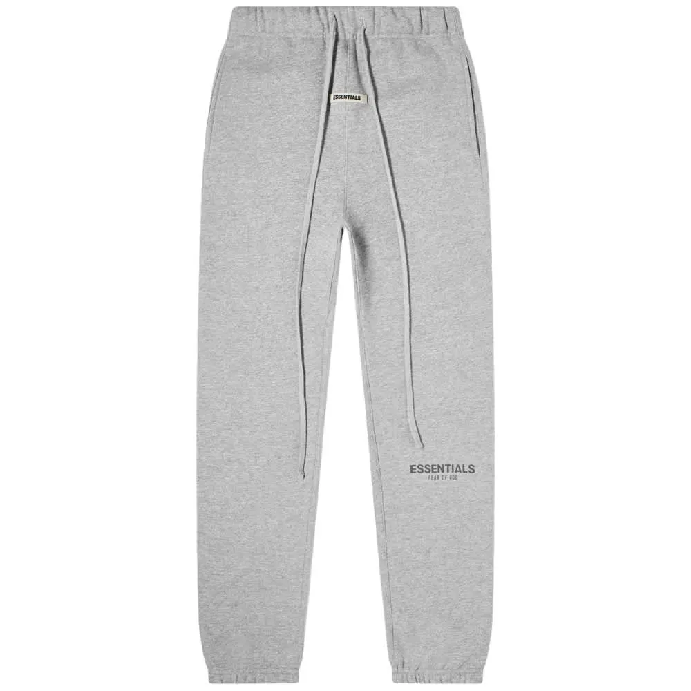 FEAR OF GOD Essentials 3M Reflective Logo Sweat Pants Grey