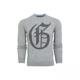 G CREW NECK SWEATER LT GREY HEATHER