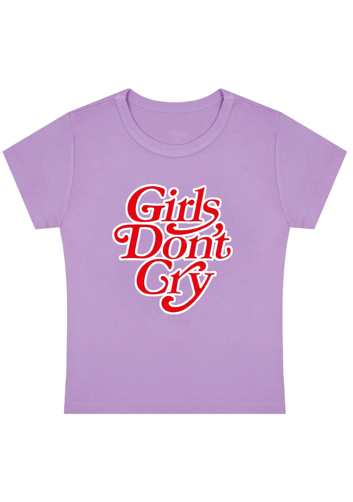 Girls Don't Cry Y2K Baby Tee