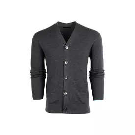 GREYSON CHEYENNE CARDIGAN DARK GREY HEATHER